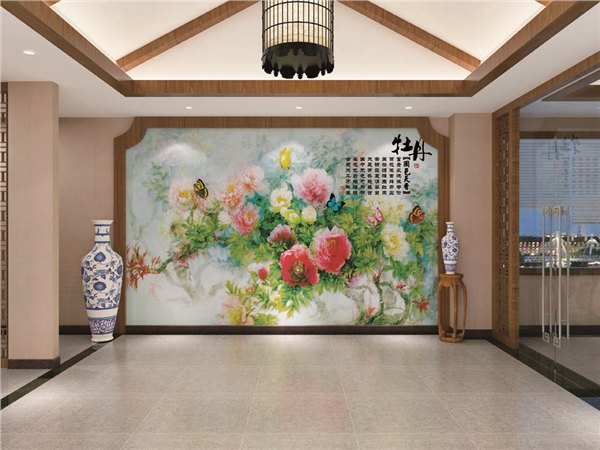 电视彩雕背景墙@广东电视彩雕背景墙【千盛】电视彩