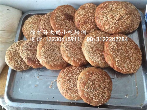 老北京麻汁酱烧饼的做法哪里有教的孙大妈小吃学校