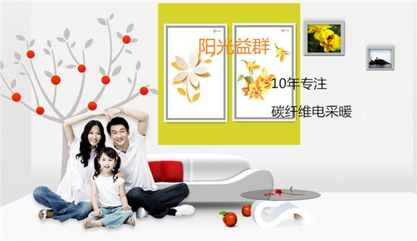 阳光益群碳纤维墙暖美观性与实用性并存