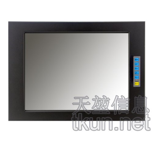 嵌入式12寸铝合金工业触摸显示器