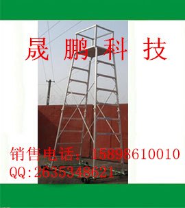 济南梯车厂 改装铝管梯车 快拆梯车