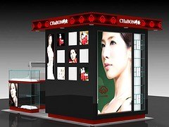 武汉哪家化妆品展柜供应商好，洪山化妆品展示柜