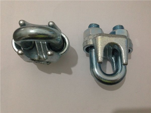 供应镀锌钢丝绳固定夹头——钢丝绳夹头正确使用方法