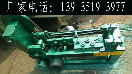 内蒙呼伦贝尔钢筋料头调直机 废旧钢筋调直机价格