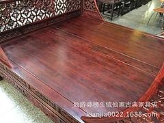 仙游小叶紫檀架子床|福建品牌小叶紫檀架子床出售