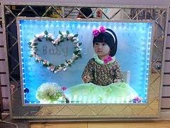 钛金立体灯箱
