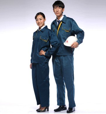 经典工装 舒适柔软的厚帆布面料精品工作服订做