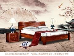 重庆卧室家具 福建全实木床批发价格怎么样