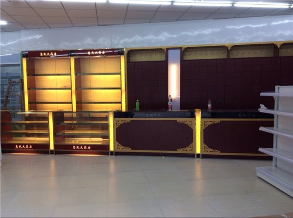福建药店中药柜处方柜制作   药店中药柜处方柜制