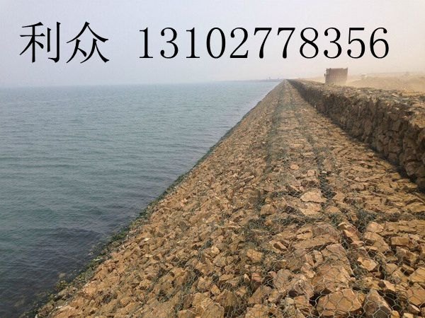 河道破坏修复格宾石笼网箱 生态固岸固堤格宾石笼网挡墙