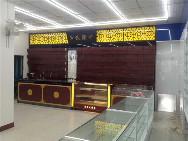 福州药店烤漆中药柜处方柜制作    药店烤漆中药