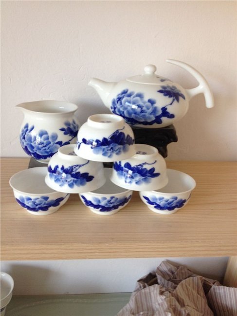 供应生产双层隔热陶瓷茶具 陶瓷家用茶具