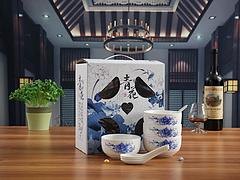 8头青花瓷餐具价格范围|有品质的青花瓷日用餐具套