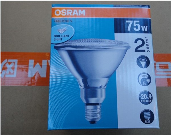 供应欧司朗 反射灯PAR38 10°30°240V 50W/75W/100W