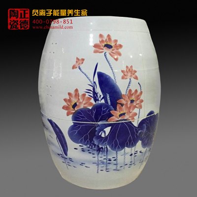 养生瓷器 行灸缸蒸汽汗蒸缸