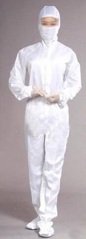 轻便型多功能连体防护服 防尘防静电洁净服