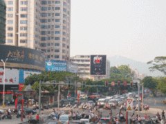 可靠的led外露穿孔字，视觉效果好的泉州楼顶