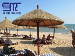深圳地区优质茅草伞 专业的沙滩伞、茅草伞