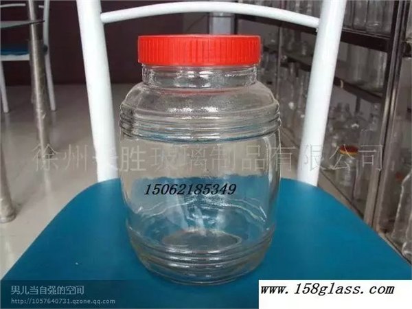 供应10斤玻璃酒坛玻璃罐蜂蜜罐