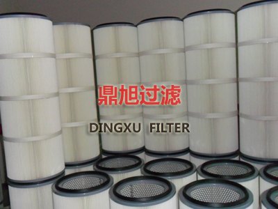 供应除尘滤芯方形端盖聚酯纤维除尘滤筒各种型号按需定做