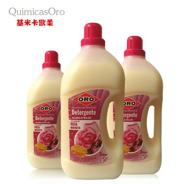 西班牙原装进口丨玫瑰香味马赛香皂洗衣液3kg（4瓶/箱）