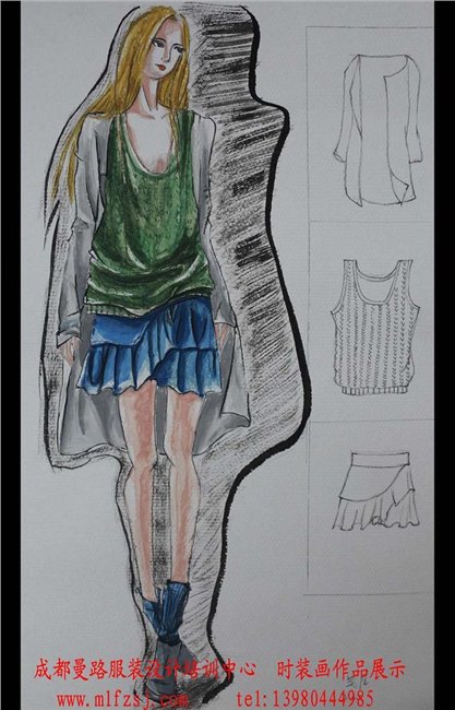 荣昌服装设计成教大专学校 成都曼路服装培训学校