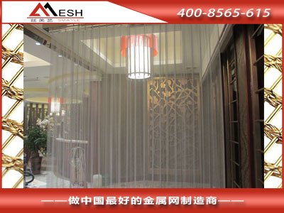 丝美艺装饰小勾花网 装饰金属垂帘网  尺寸可订做