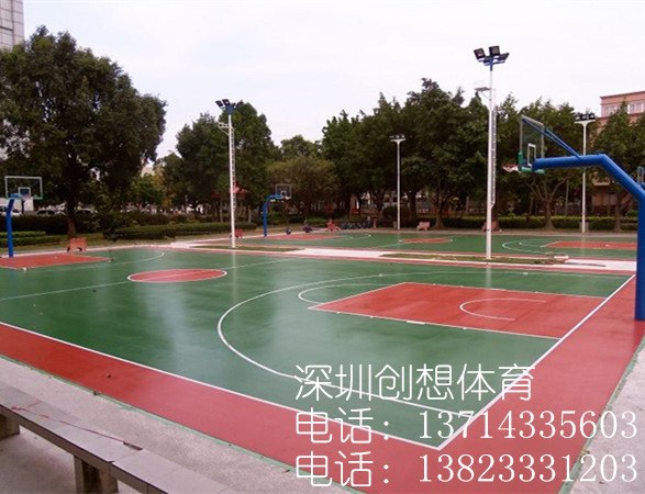 硅pu篮球场价格