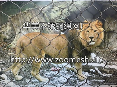 不锈钢绳网、动物园围网、动物笼舍专用网
