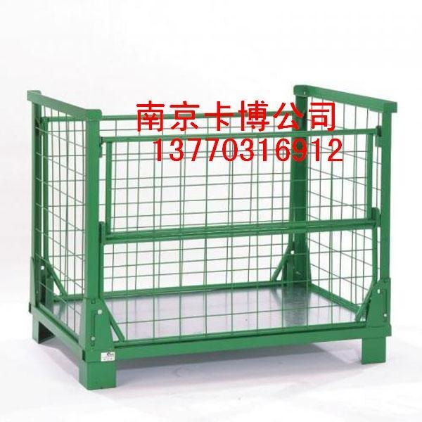 金属料箱，折叠金属周转箱-南京卡博