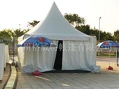 广州格威特帐篷供应同行产品中热卖新款尖顶帐篷_白