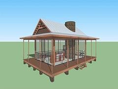 优惠的旅游度假村木屋皇园钢木供应 琼海木屋制作