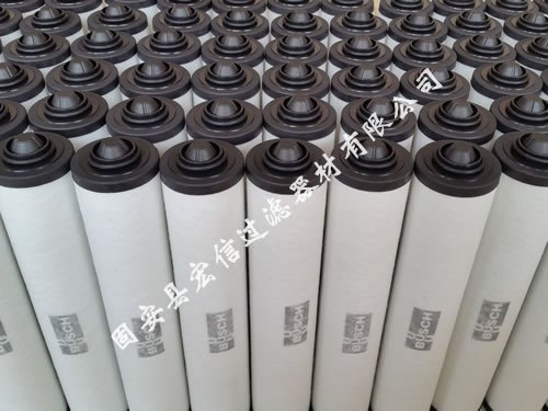 真空泵排气滤芯的选材要求