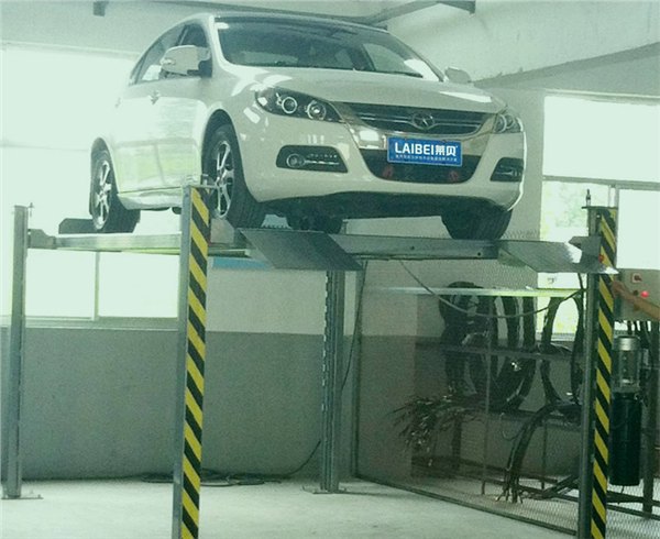 迷你型停车宝简易升降立体车库设计家用智能四柱俯仰两柱双层车位