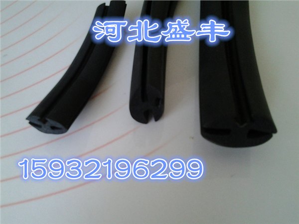 厂家直供三口玻璃橡胶条，三元乙丙玻璃压条