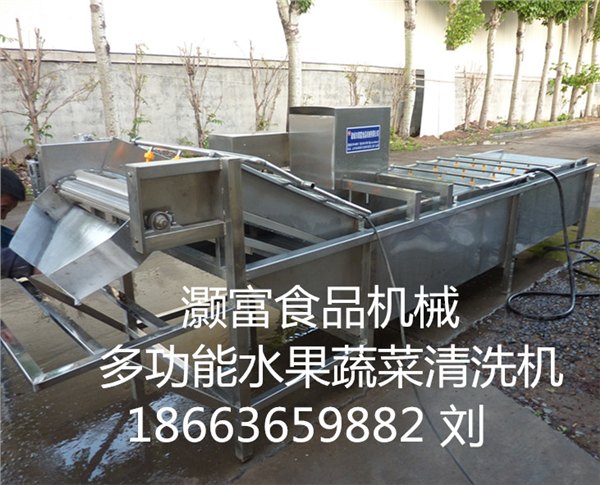 供应土豆毛辊去皮清洗机/毛辊去皮机/诸城灏富机械