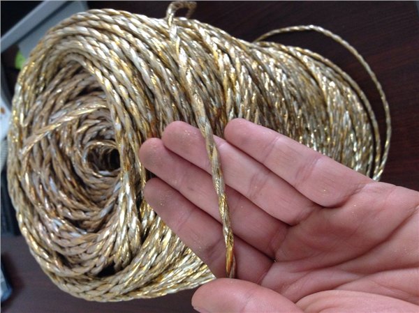廊坊优质的电化铝黄金绳子价格范围 手工电化铝绳子