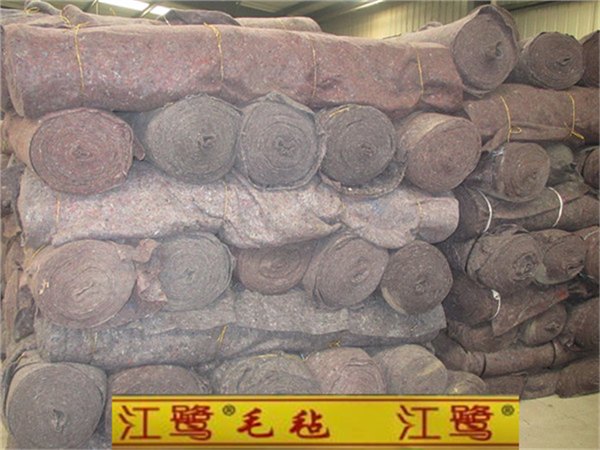 河北花毛毡批发/临沂长江毛毡厂