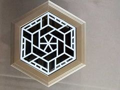 中央空调装饰正六边形风口
