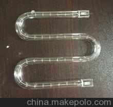 透明卤素石英加热管选用优质进口的石英玻璃管生产