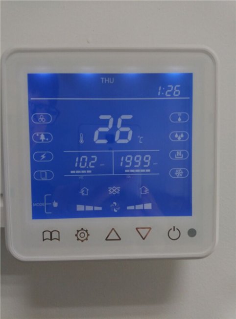 祥帆新风机开关智能控制液晶面板