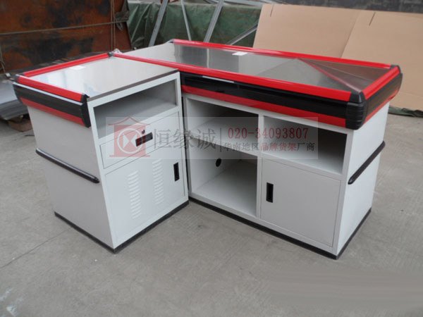 韶关超市收银台|便利店收银台|韶关药店收银台|文具店收银台恒缘诚货架