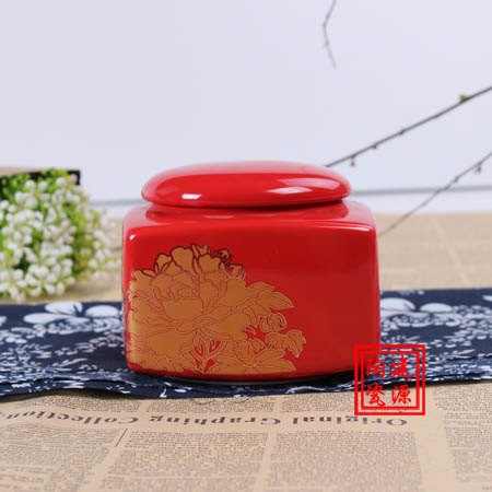 陶瓷茶叶罐定制各种容量罐子批发厂家
