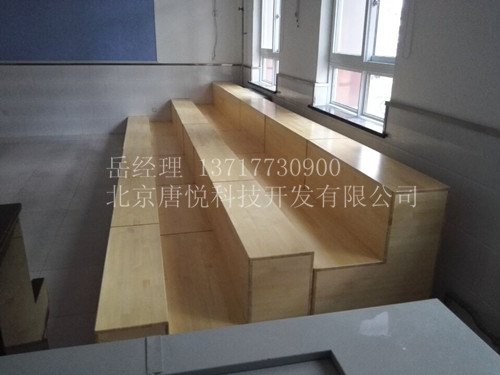 樟子松可坐可站合唱台阶