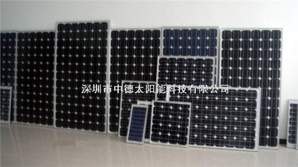 太阳能滴胶板，太阳能光伏板20w-200w单晶电池板供应