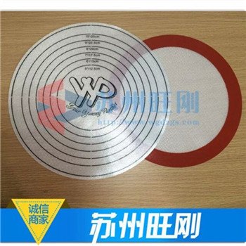 苏州旺刚圆形不粘蒸笼垫厂价直销、揉面硅胶垫厂家价格