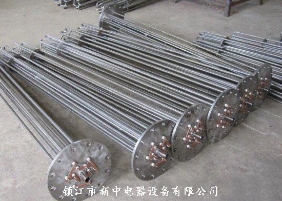 供应水箱法兰加热管不锈钢法兰液体发热管