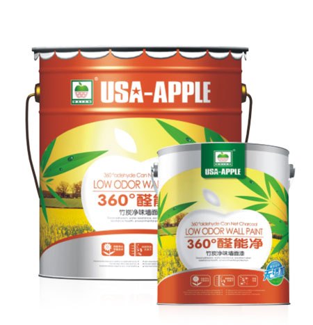 360醛能净竹炭净味墙面漆乳胶漆加盟名牌涂料代理品牌涂料招商