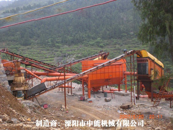 中能机械碎石筛分除尘设备溧阳中能