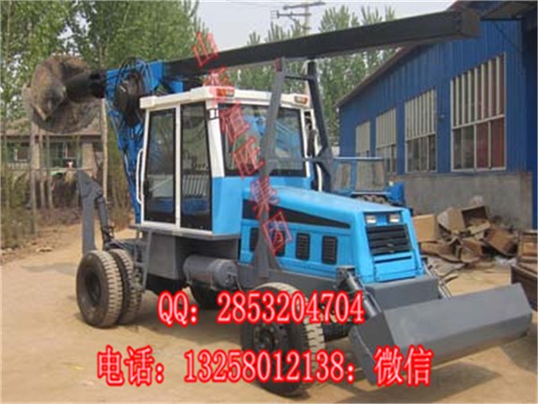 小型轮式旋挖钻机资料视频】工程轮式打桩机厂家型号齐全